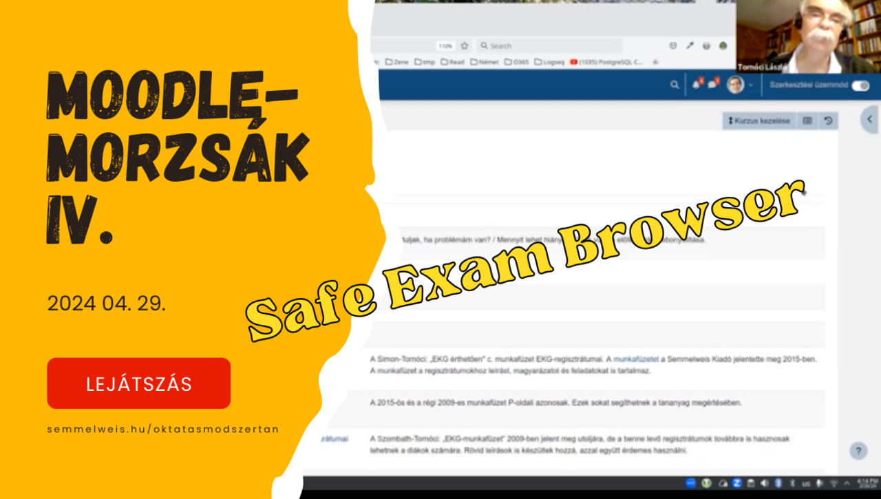 Moodle-morzsák 2024 04. 29. - Safe Exam Browser