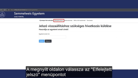 Thumbnail for O365 Jelszó csere, jelszó változtatás