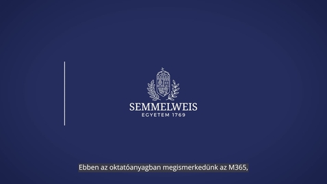 Thumbnail for M365 vagy O365 kezdő oldala, beállításai