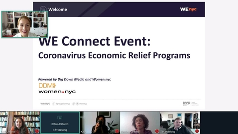 Thumbnail for entry WE NYC: Economic Relief Webinar - Recording