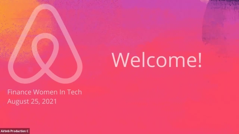 Thumbnail for entry Finance Women in Tech: Speaker Series, Fifth Edition hosted by Airbnb