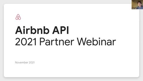 Thumbnail for Airbnb API -- 2021 Partner Webinar