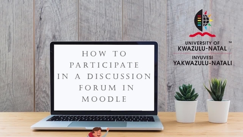 Thumbnail for How to participate in a Discussion Forum in Moodle