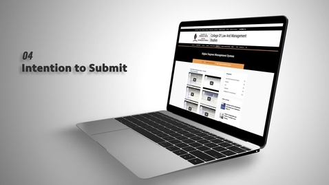 Thumbnail for HDMS 04 - Intention To Submit