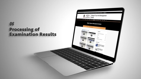 Thumbnail for HDMS 06 - Processing of Examination Results