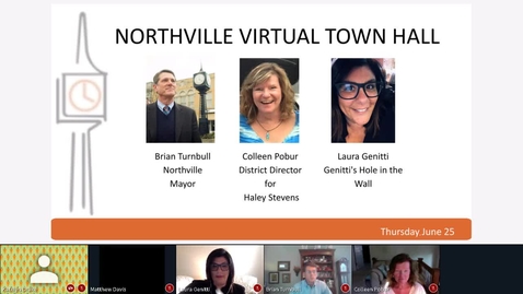 Thumbnail for entry Turnbull Northville Town Hall Meeting - June 25, 2020 