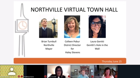 Thumbnail for Turnbull Northville Town Hall Meeting - June 25, 2020 