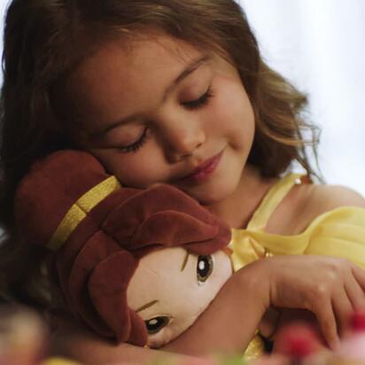 Disney belle soft toy doll outlet