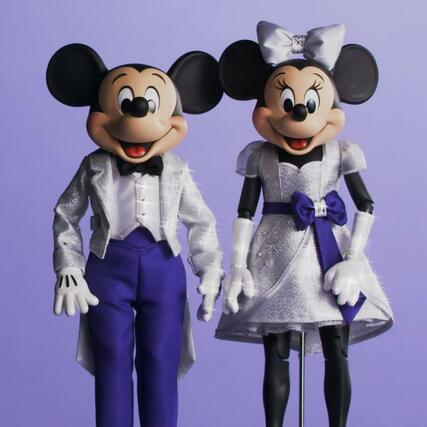 Mickey and minnie mouse dolls discount