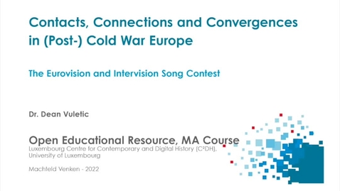 Thumbnail for The Eurovision and Intervision Song Contests - Dean Vuletic