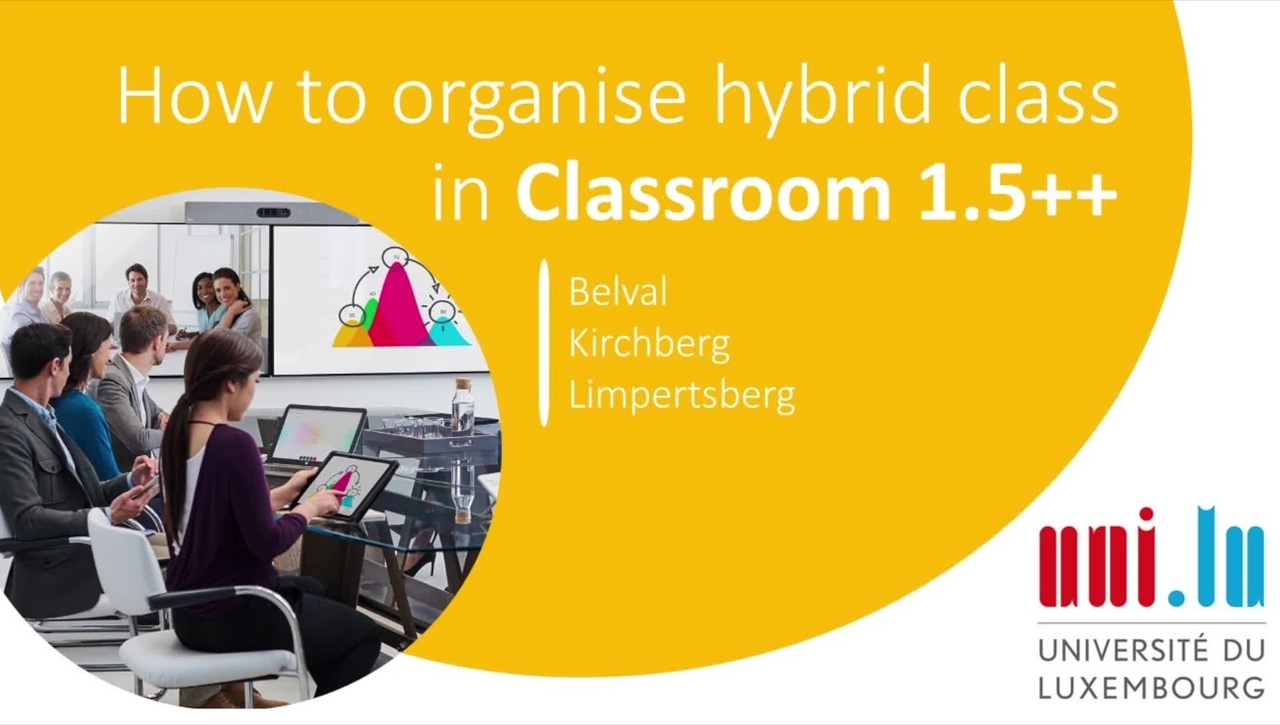 How to organise hybrid class in Classroom 1.5++? (CB+CK+CL)