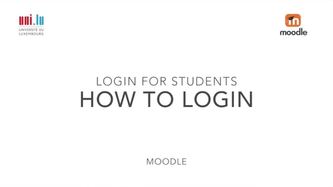 Thumbnail for entry Login To Moodle (for students)