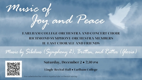 Thumbnail for Music of Joy and Peace December 2, 2023
