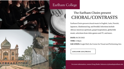 Thumbnail for entry Choral Contrasts
