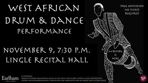 Thumbnail for West African Drum and Dance Performance November 9, 2024