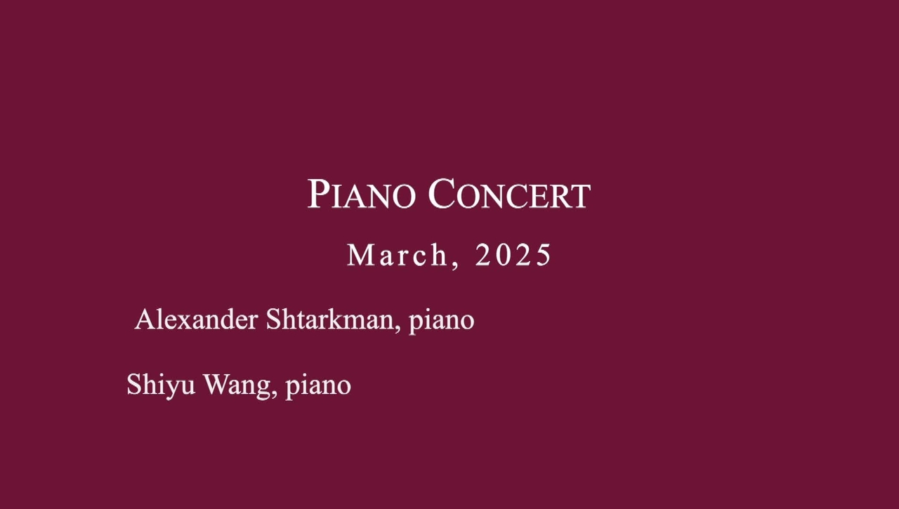 Piano Concert Spring '25