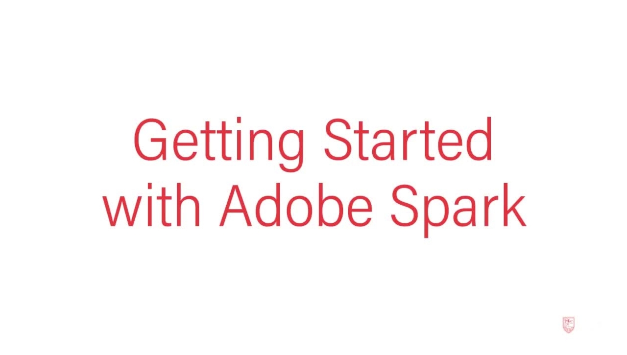 Getting Started with Adobe Spark