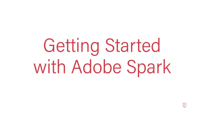 Getting Started with Adobe Spark