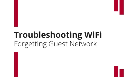 Thumbnail for Forget Guest Network