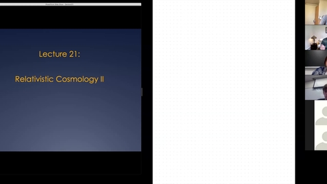 Thumbnail for AS342 - Lecture 21