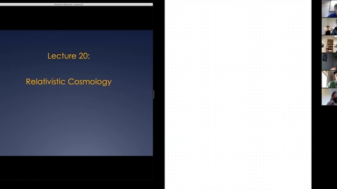 Thumbnail for AS342 - Lecture 20