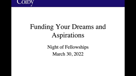 Thumbnail for entry Spring Night of Fellowships, 2022