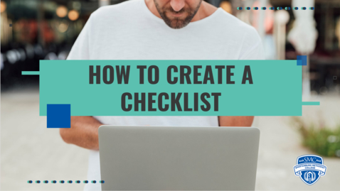 Thumbnail for entry Brightspace Basics: How to Create a Checklist