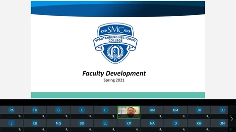 Thumbnail for entry Faculty Workshop Spring 2021: Roadmap and Strategies for Success in 2021