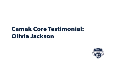 Thumbnail for entry Camak Core Testimonial: Olivia Jackson