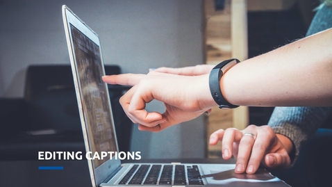 Thumbnail for Editing Video Captions
