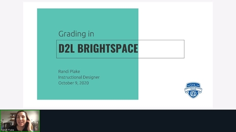 Thumbnail for Grading in D2L Brightspace (Fall 2020)