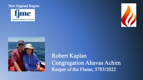 Thumbnail for Robert Kaplan - Congregation  Ahavas Achim