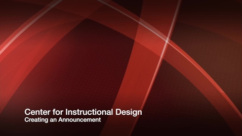 Thumbnail for Intro Announcement