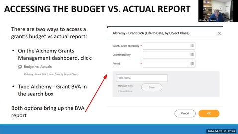 Thumbnail for Managing Grants/Awards in Workday - Budget Management and Reporting