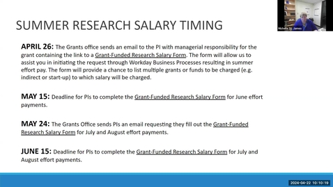 Thumbnail for Managing Grants/Awards in Workday - Summer Activity Pay