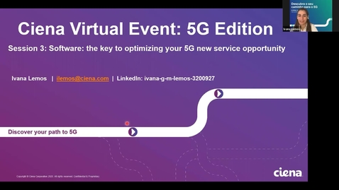 Thumbnail for entry S3P2: Planejamento dinâmico, network slicing e operações Zero Touch para o Sucesso 5G