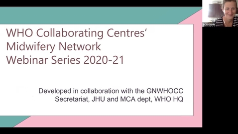 Thumbnail for Developments in Midwifery Research (Nov. 23, 2020)