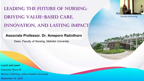 Thumbnail for Leading the Future of Nursing - Driving Value, Innovation, and Lasting Impact