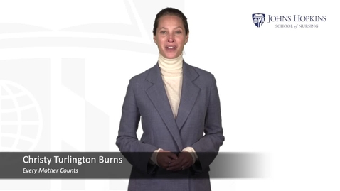 Thumbnail for CHRISTY TURLINGTON BURNS OF EVERY MOTHER COUNTS ON MATERNAL HEALTH (Source)