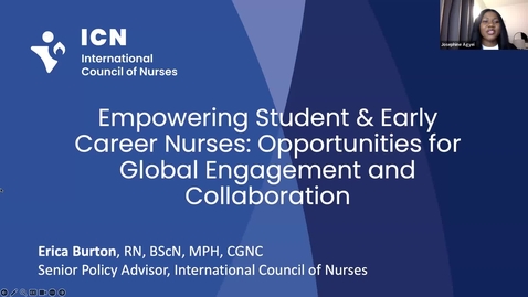 Thumbnail for  Empowering Students and Early Career Nurses: Opportunities for Global Engagement and Collaboration