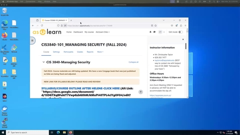 Thumbnail for In-Class Security Application- Part 4 Walkthrough
