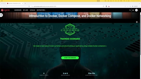 Thumbnail for Intro to Docker Assistance Video- Spring 2024
