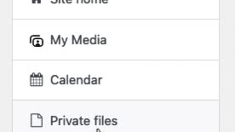 Thumbnail for Media added as drag and drop