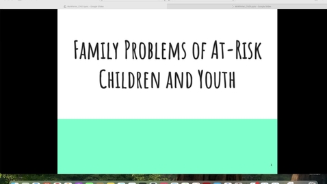 Thumbnail for McWhirter Chapter 3 - Family Problems
