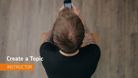 Thumbnail for Discussions - Create a Discussion Topic - Instructor