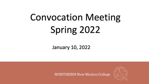 Thumbnail for entry Convocation Spring 2022