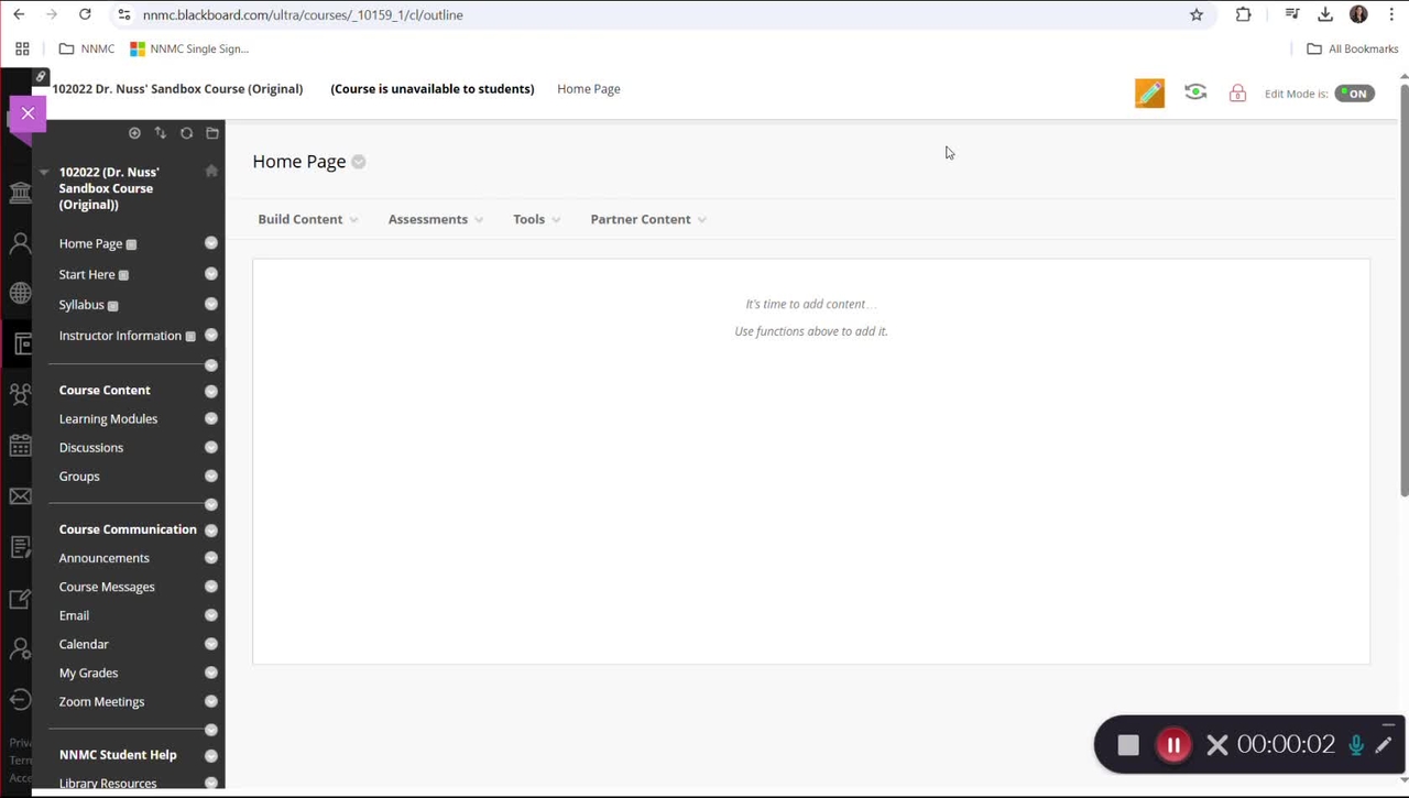 Exporting a Blackboard Learn Original Course