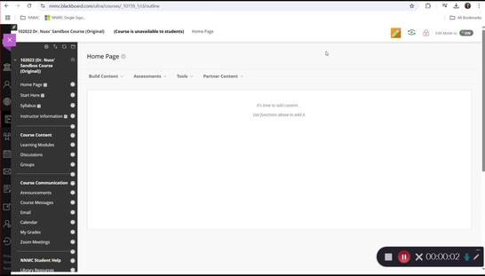 Exporting a Blackboard Learn Original Course