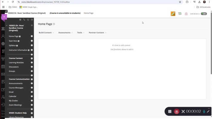 Exporting a Blackboard Learn Original Course