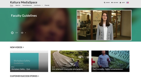 Thumbnail for MediaSpace Walkthrough